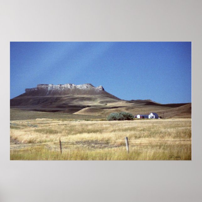 Pôster Farmhouse South Dakota (Frente)