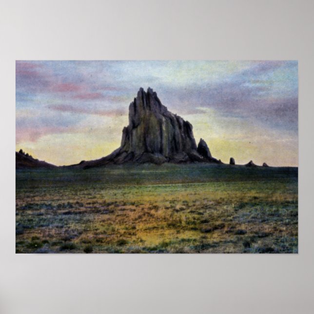 Pôster Farmington New Mexico Ship Rock (Frente)