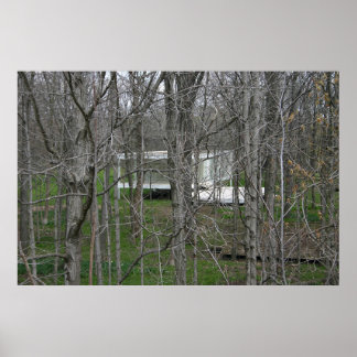 Pôster Farnsworth House, Woods
