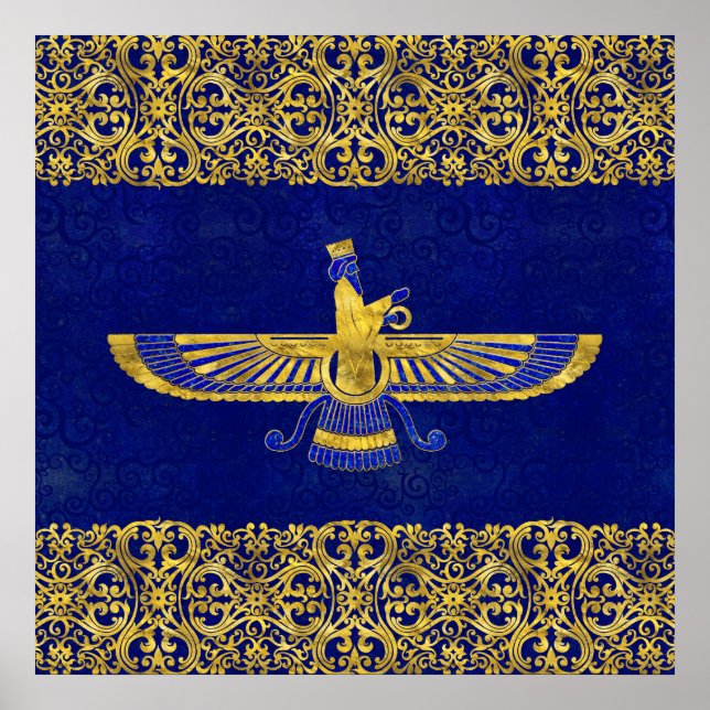 Poster Farohar - faravahar -Fravashi (Frente)