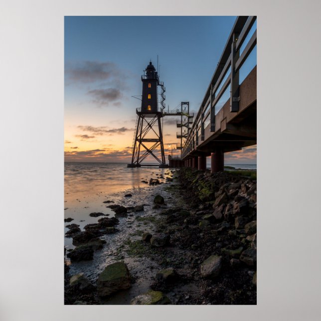 Poster Faróis | Eversand-Oberfeue Alemanha (Frente)