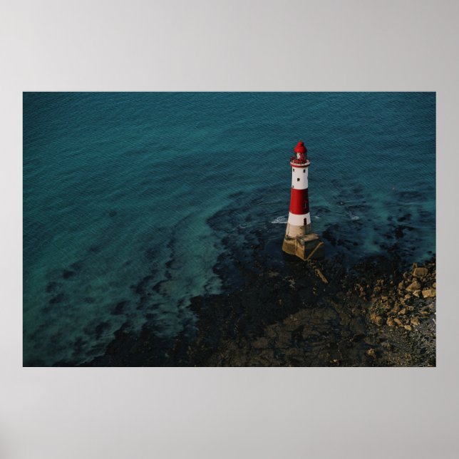 Poster Faróis | Farol de Beachy Head Inglaterra (Frente)