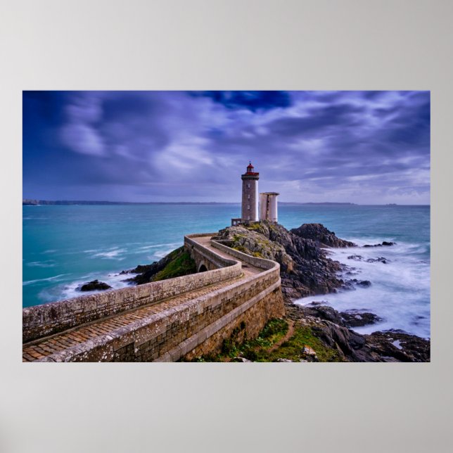 Poster Faróis | Petit Minou Lighthouse França (Frente)
