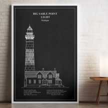 Farol Big Sable Point - Michigan – PD