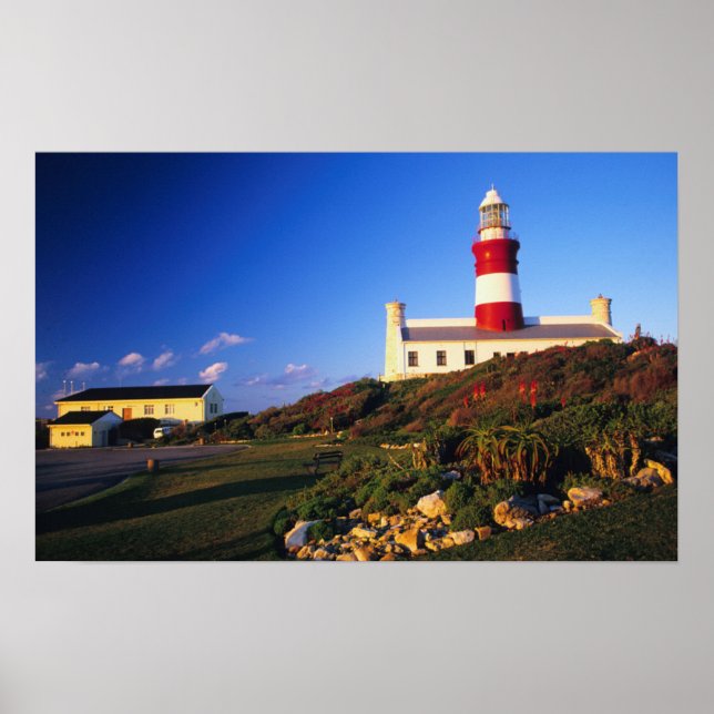 Poster Farol, Cabo Agulhas, Cabo Ocidental (Frente)