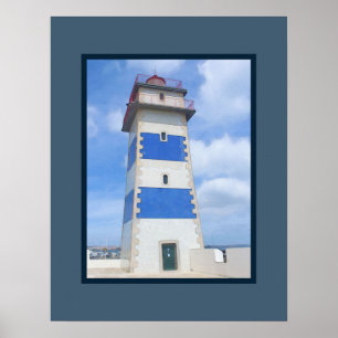 Poster Farol da aguarela