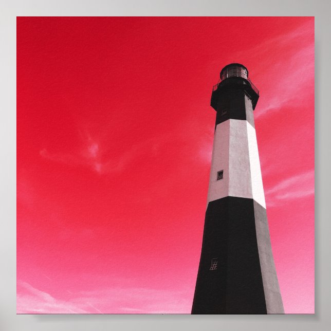 Poster farol da estação de Tybee Island (Frente)