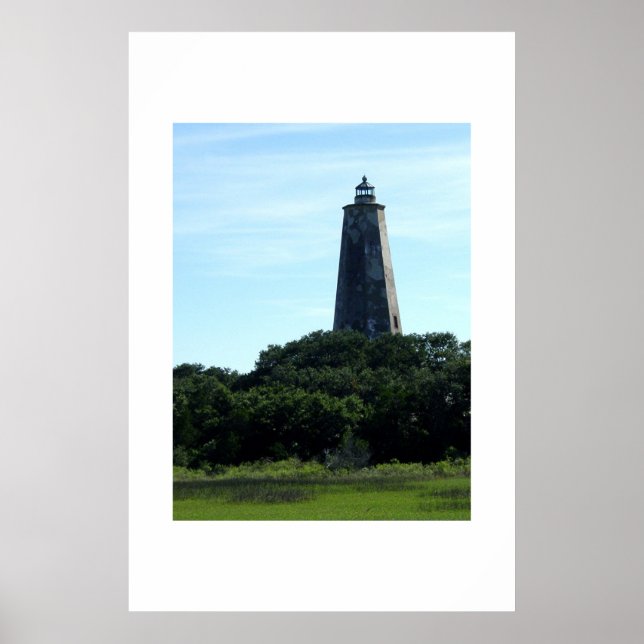 Poster Farol da Ilha Bald Head (Frente)