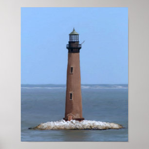 Poster farol da ilha da areia