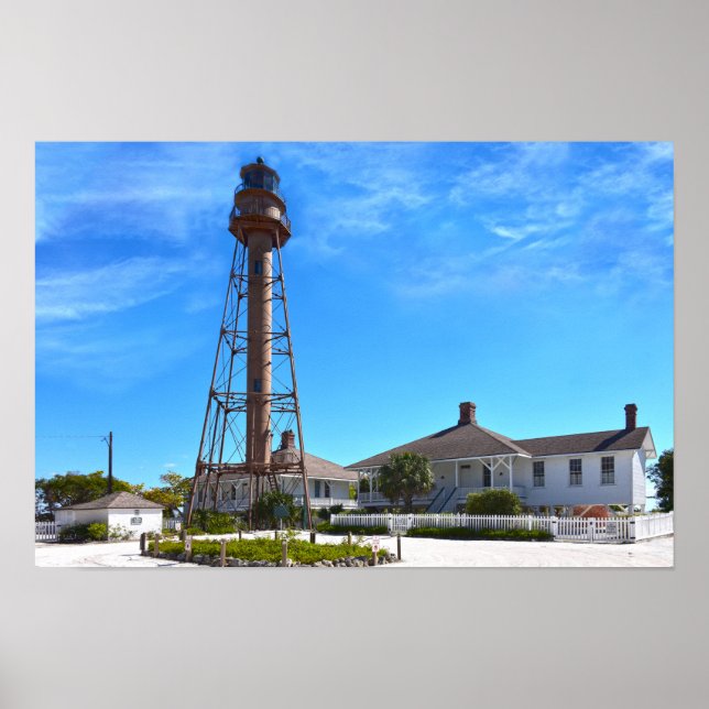 Poster Farol da Ilha de Sanibel (Frente)