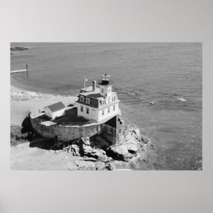 Pôster Farol da Ilha rosa