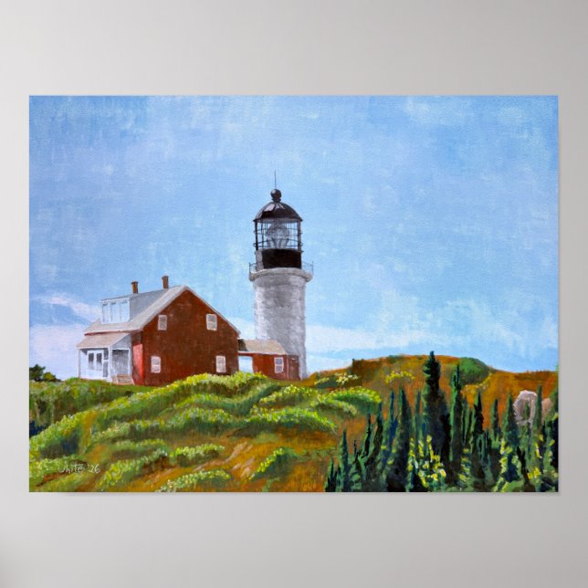 Poster Farol da Ilha Seguin (Frente)