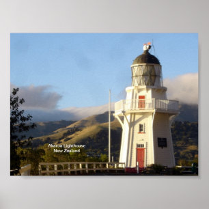 Poster Farol de Akaroa