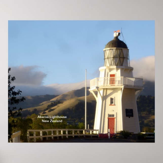 Poster Farol de Akaroa (Frente)