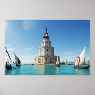 Poster Farol de Alexandria