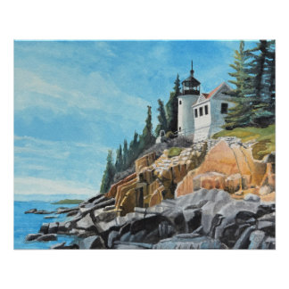 Pôster Farol de Bass Harbor