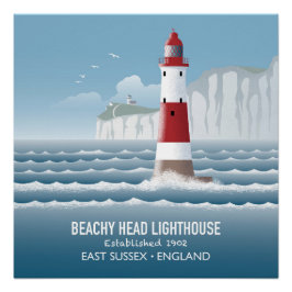 Pôster Farol de Beachy Head