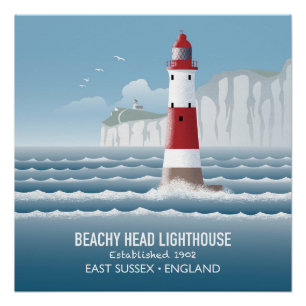 Pôster Farol de Beachy Head