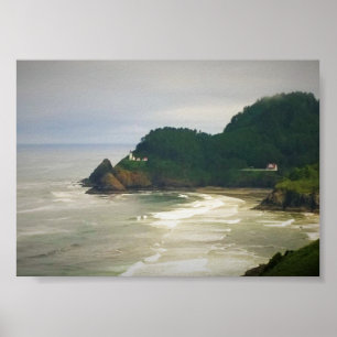 Pôster Farol de Cabeça Heceta, OU