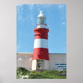 Poster Farol de Cabo Agulhas 1849