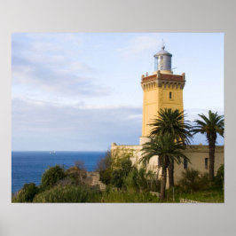Pôster Farol de Cabo Spartel em Tânger Marrocos