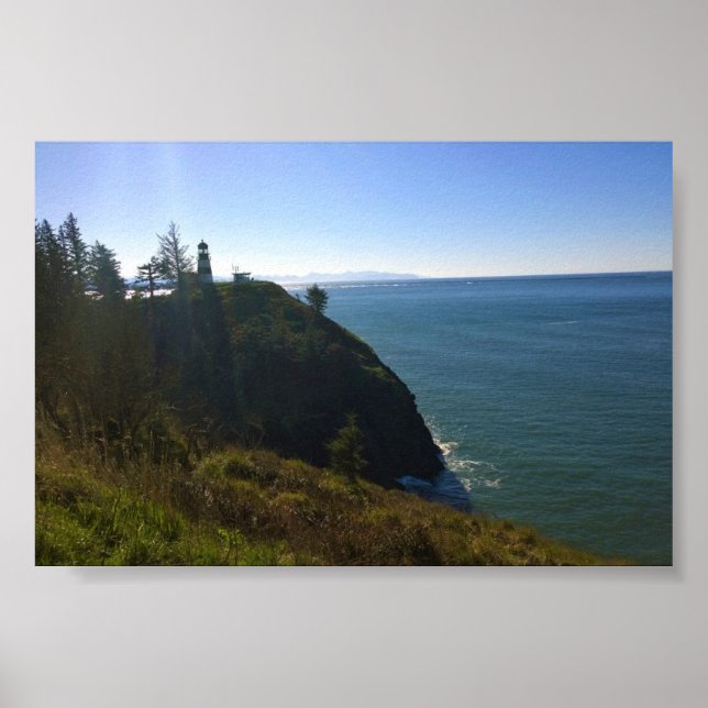 Poster Farol de Desapontamento de Cabo, Washington (Frente)