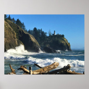 Poster Farol de Desapontamento de Cabo, Washington