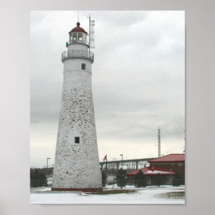 Pôster Farol de Gratiot do forte