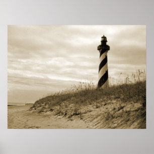 Pôster Farol de Hatteras do cabo