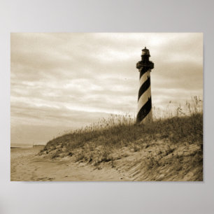 Poster Farol de Hatteras do cabo