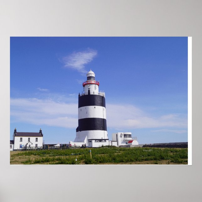 Poster Farol de Hook Irlanda (Frente)