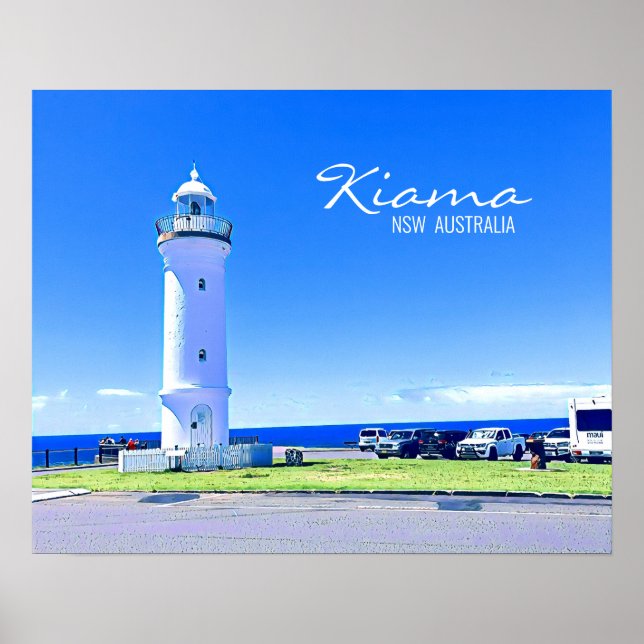 Poster Farol de Kiama NSW Austrália (Frente)