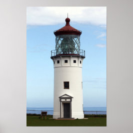 Poster Farol de Kilauea em Kauai