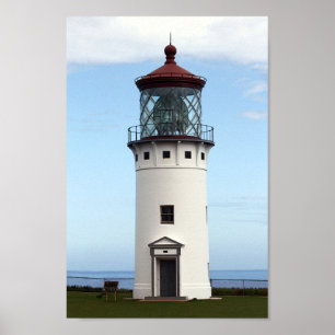 Poster Farol de Kilauea em Kauai