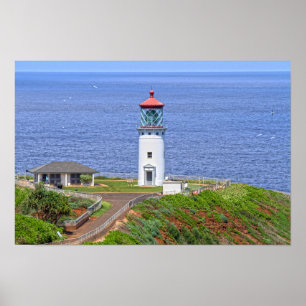 Poster Farol de Kilauea em Kauai, Havaí