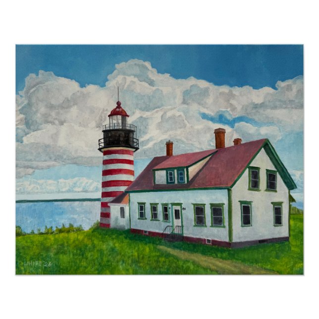 Pôster Farol de Maine (Frente)