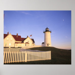 Poster Farol de Nobska, Woods Hole, Massachusetts