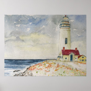 Poster Farol de ponto pombo Calafonia