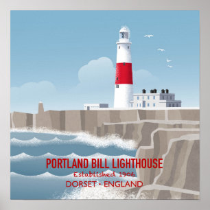 Poster Farol de Portland Bill