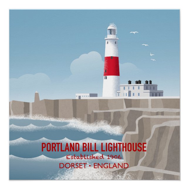 Pôster Farol de Portland Bill (Frente)