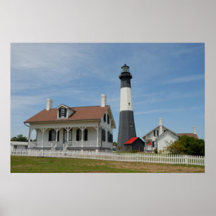 Pôster Farol de Tybee Island