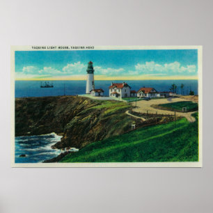 Pôster Farol de Yaquina e Yaquina HeadYaquina, OU