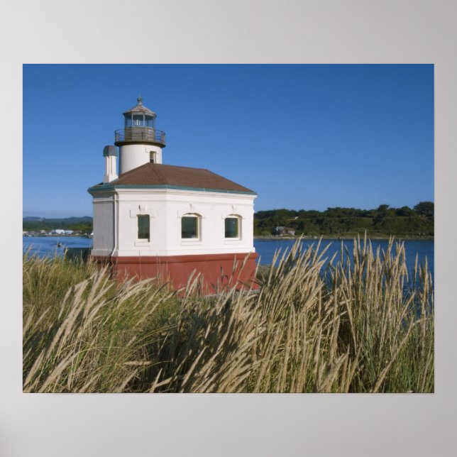 Poster Farol do Coquille River, Oregon, EUA (Frente)