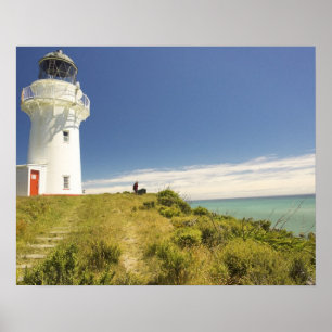 Pôster Farol do East Cape, Eastland, Nova Zelândia