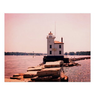 Pôster Farol do Lago Erie