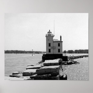 Pôster Farol do Lago Erie
