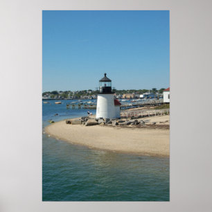 Poster Farol do porto de Nantucket