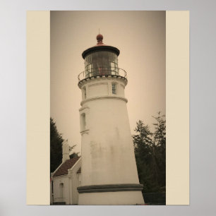 Poster Farol do rio Umpqua, OR