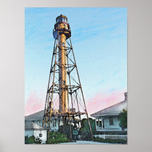 Poster farol do sanibel