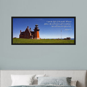 Poster Farol do Sudeste da Ilha de Block (Com Palavras))